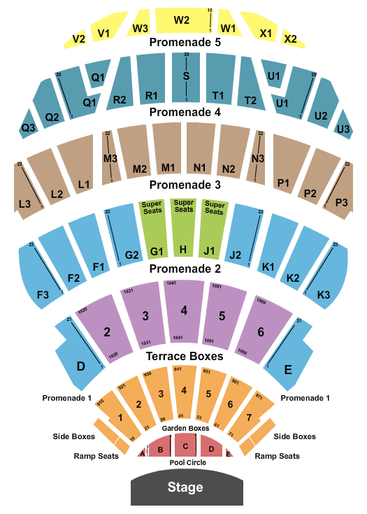 Hollywood Bowl Foo Fighters Seating Chart